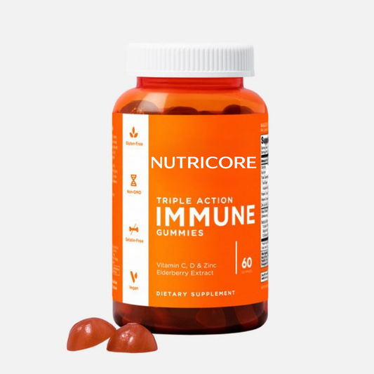 Triple-Action Immunity Gummies (60 Capsules)